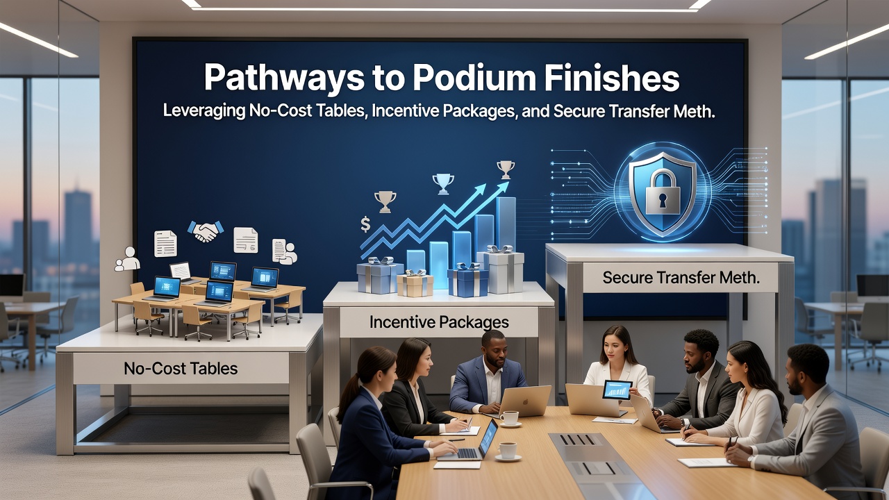 Sichere Transfers und Incentive-Pakete unterstützen mobile Turnierteilnehmer auf dem Weg zum Podium