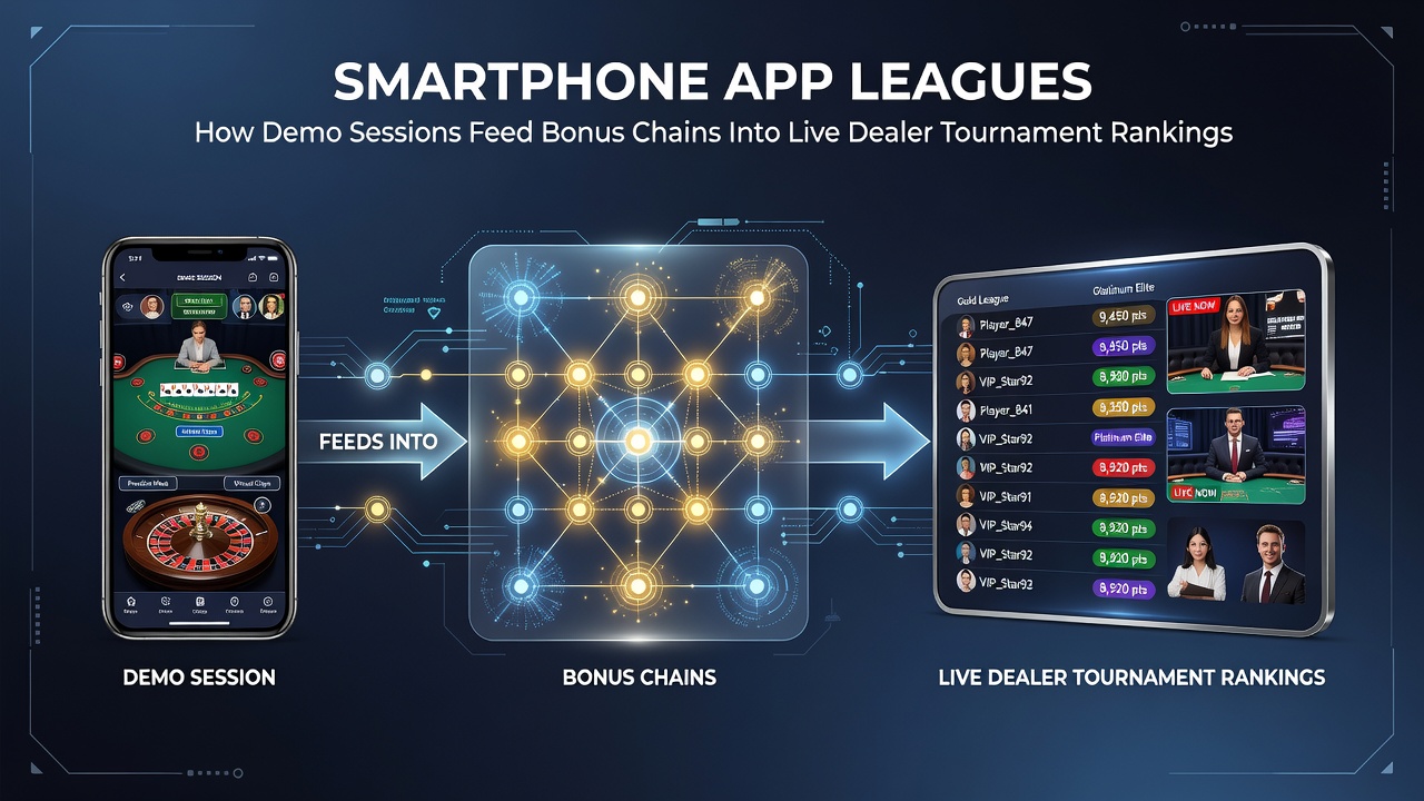 Live-Dealer-Turnier-Rankings mit integrierten Bonus-Ketten aus App-Demos